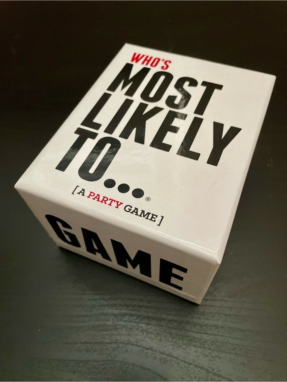 Who’s Most Likely To... Party Game - White